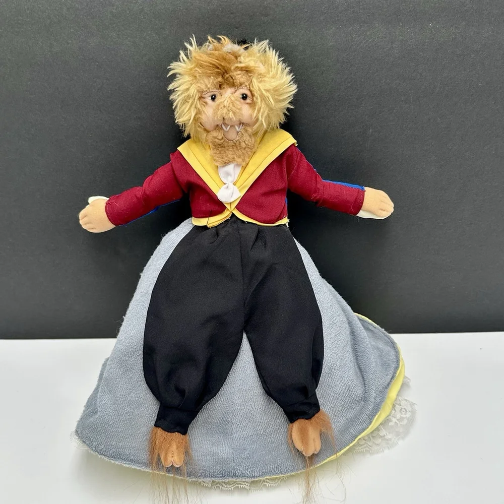 1980s Beauty & the Beast Storytelling Flip Reversible Hand Puppet Alma’s Designs